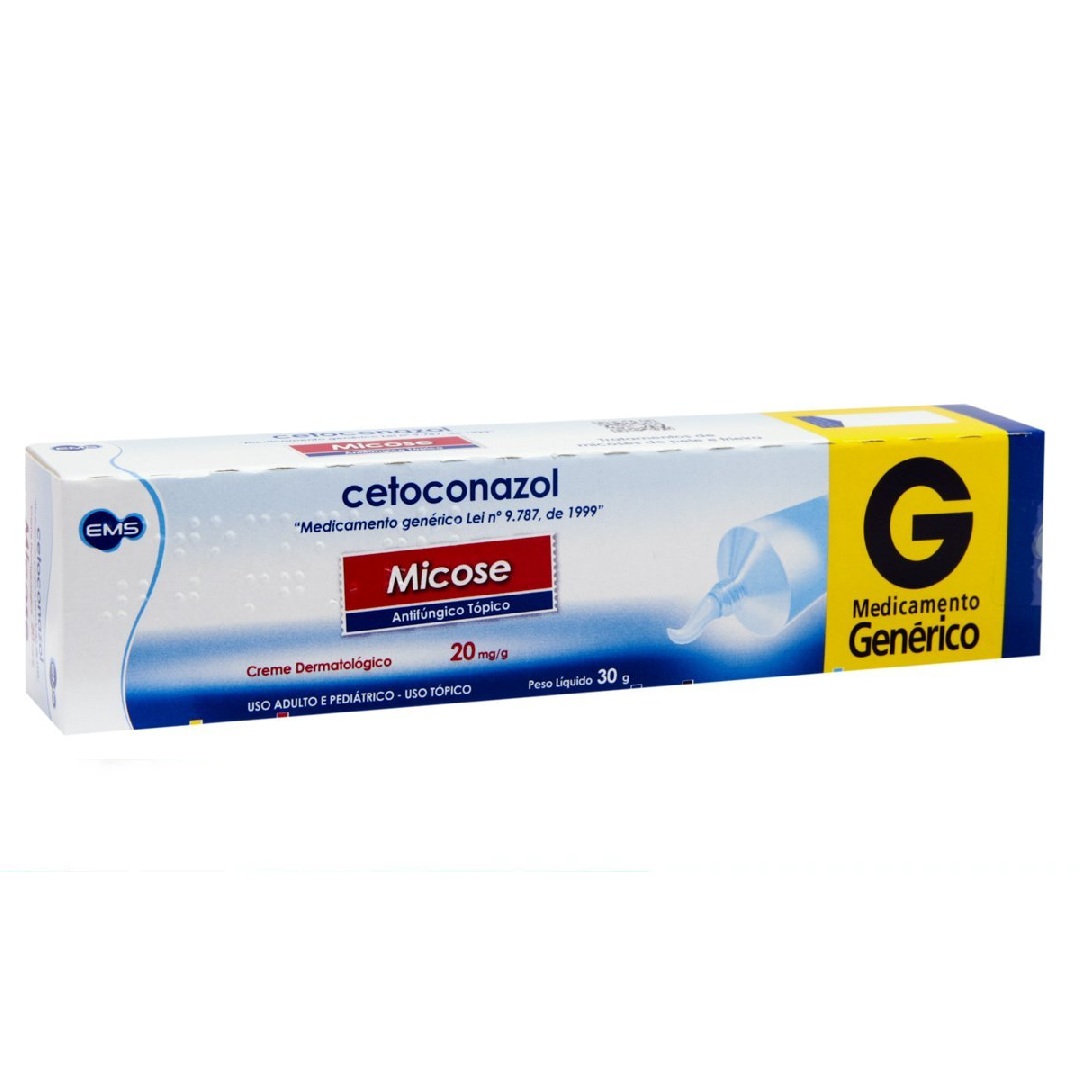 Cetoconazol Creme para Micoses EMS 20mg/g (30g)